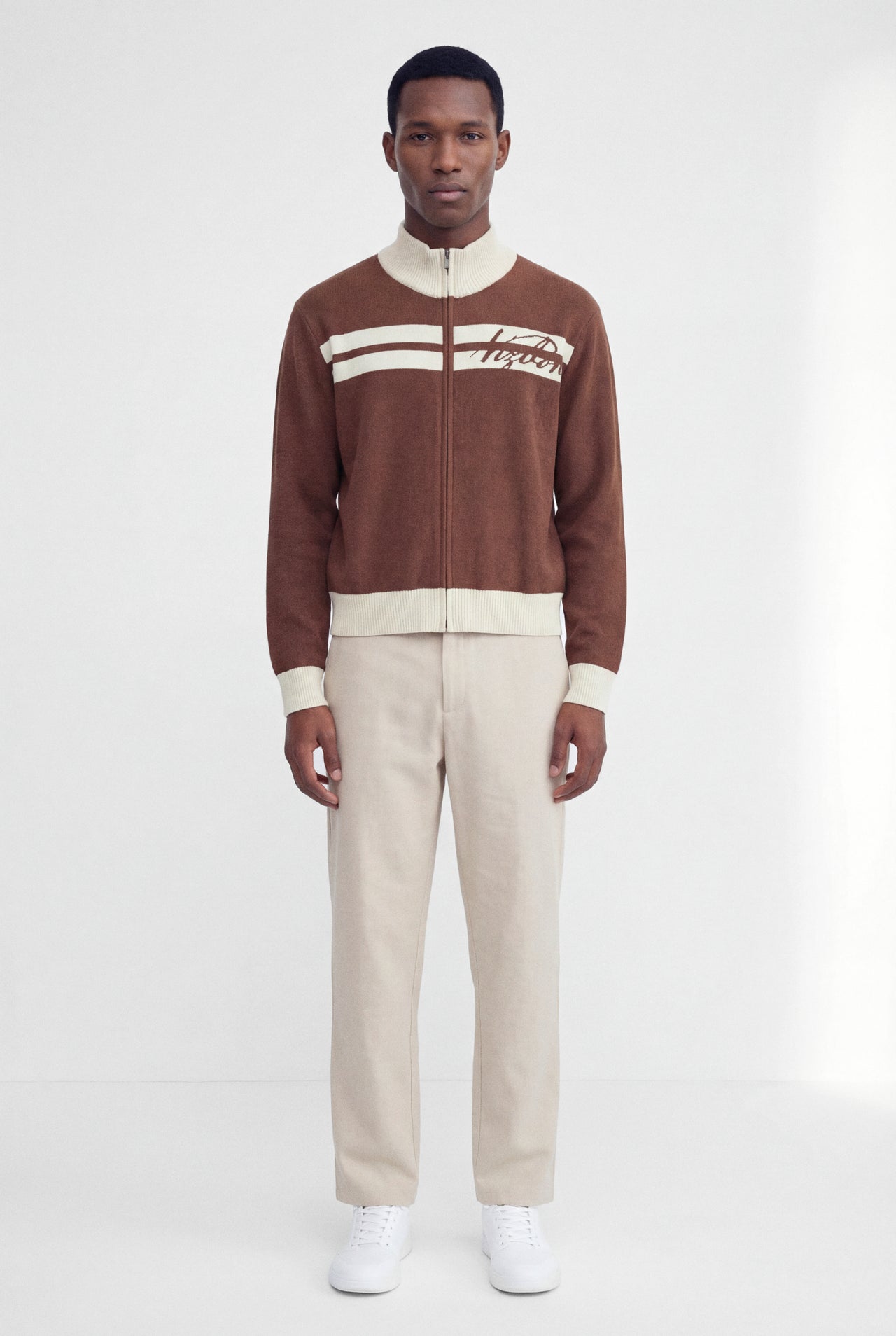 LUNAR HORSE ZIP-UP KNIT