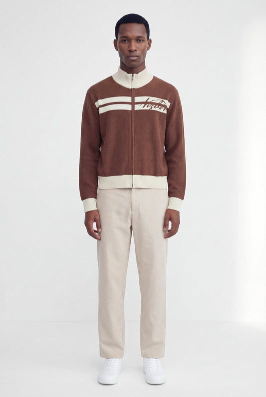 LUNAR HORSE ZIP-UP KNIT