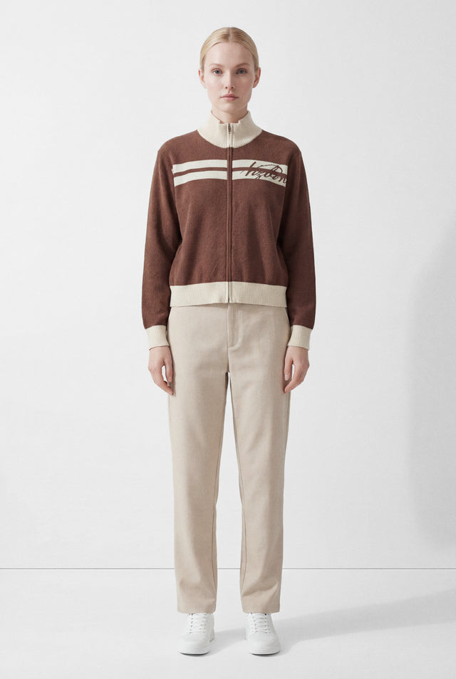 LUNAR HORSE ZIP-UP KNIT