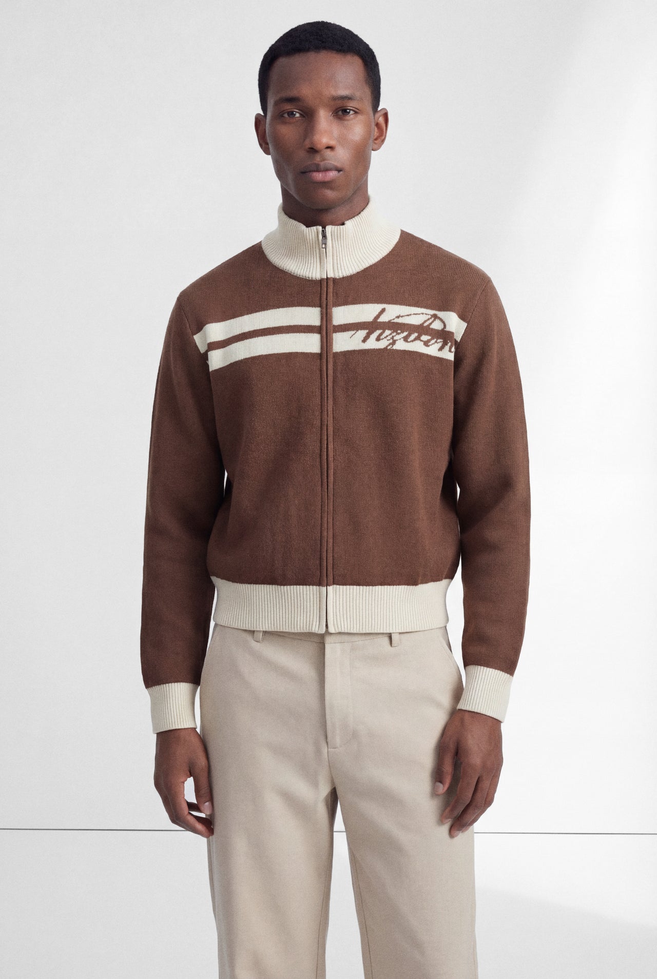 LUNAR HORSE ZIP-UP KNIT