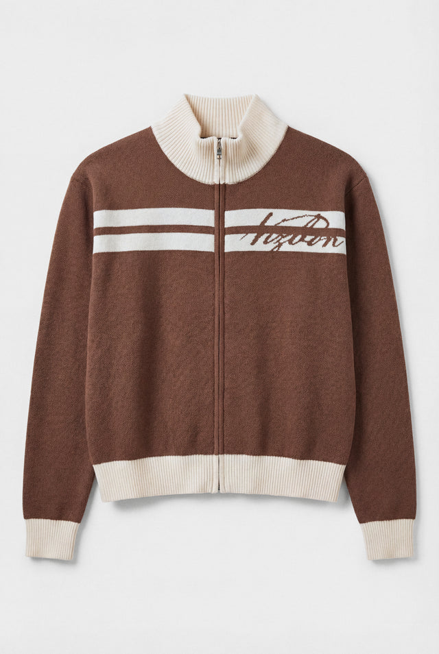 LUNAR HORSE ZIP-UP KNIT