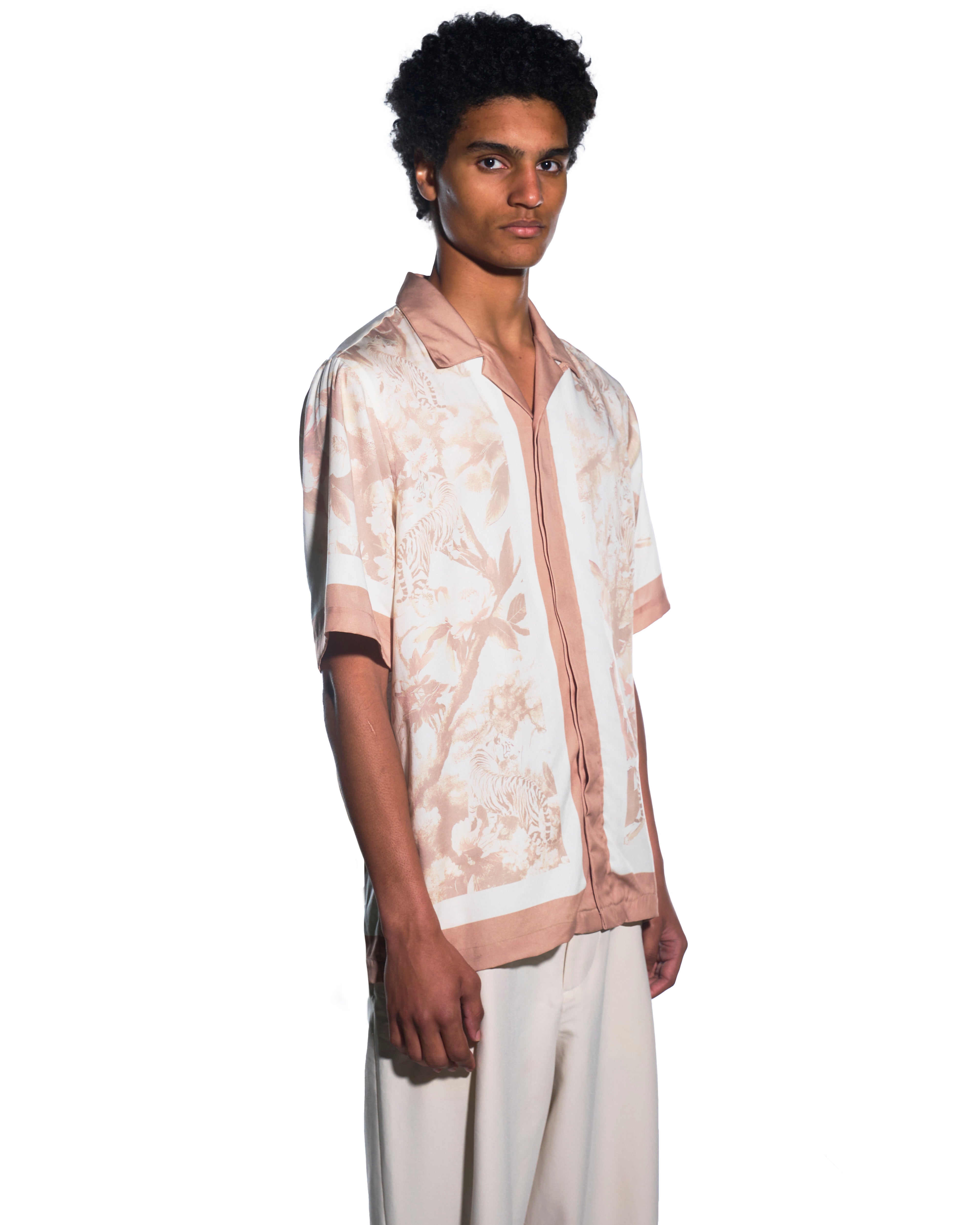 S　BLOOM SHIRRING SHIRT Bloom - Silk Shirt – VIZBON